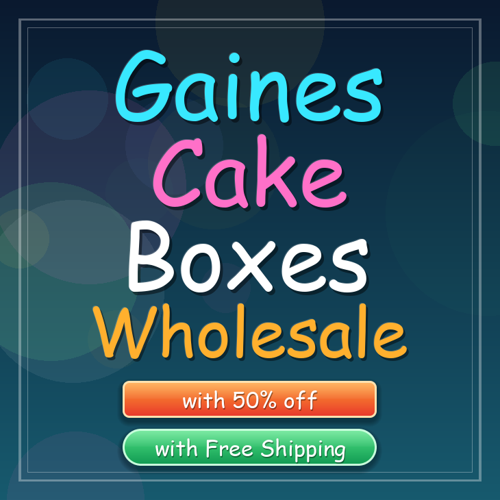 Gaines cake boxes
