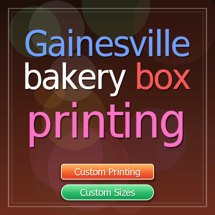 Gainesville bakery box printing