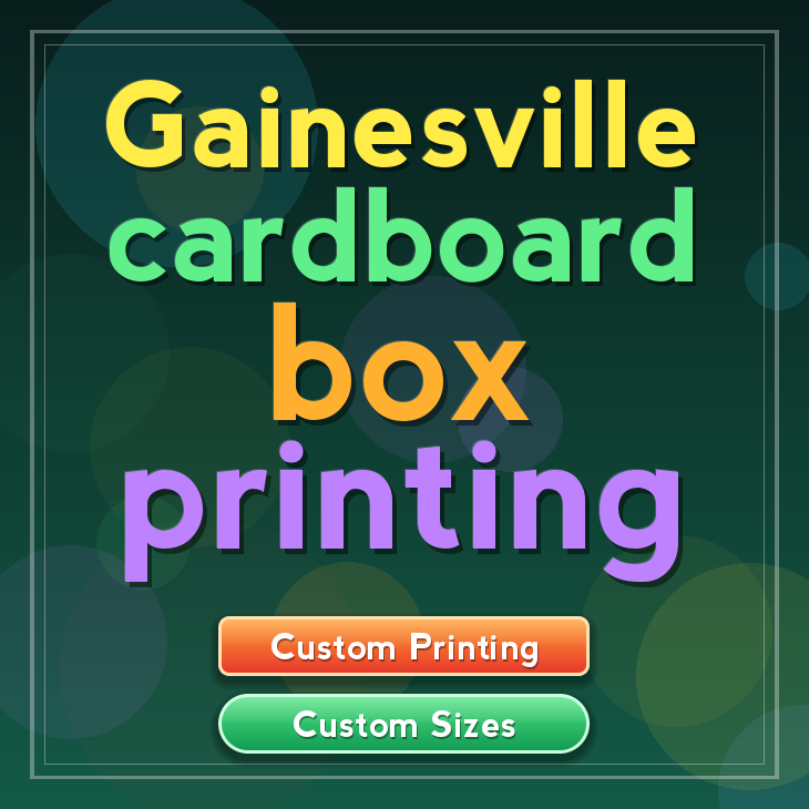Gainesville cardboard box printing