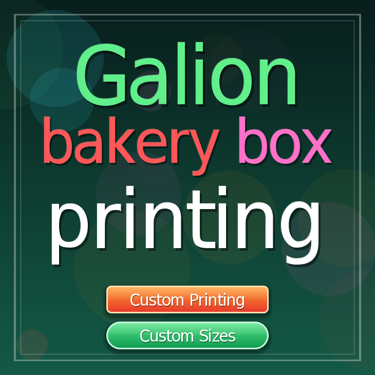 Galion bakery box printing