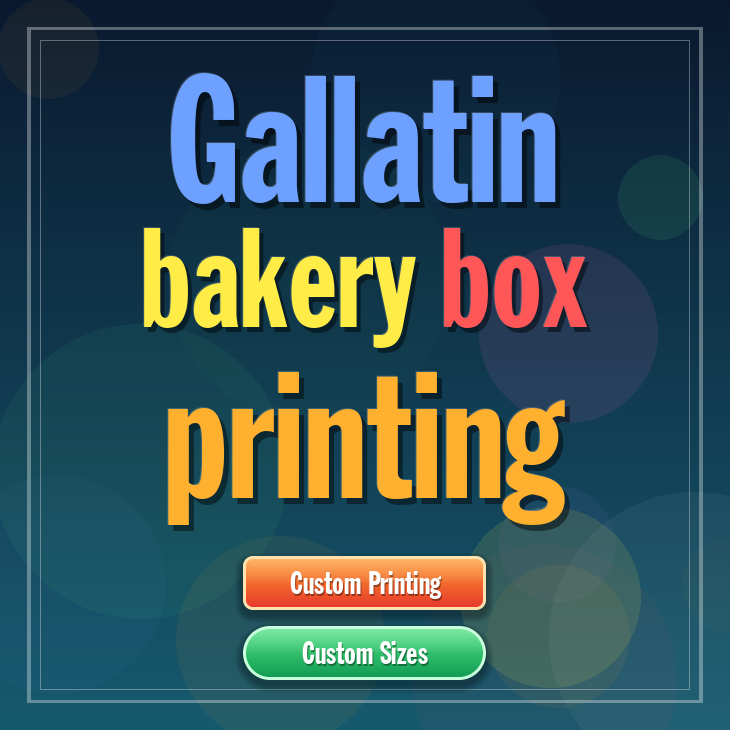 Gallatin bakery box printing