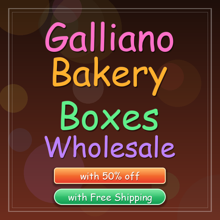 Galliano bakery boxes