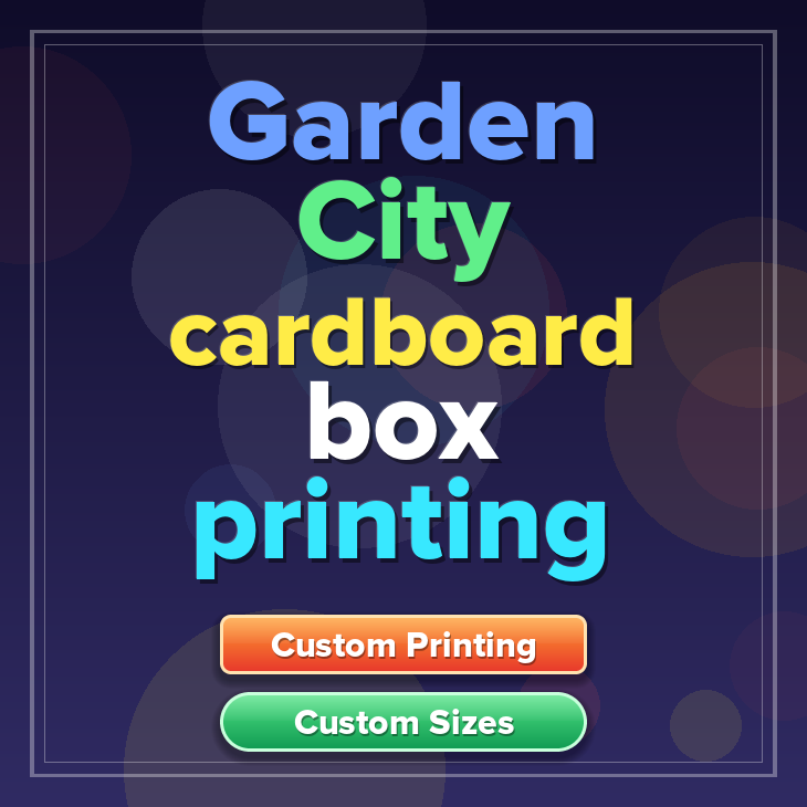 Garden City cardboard box printing
