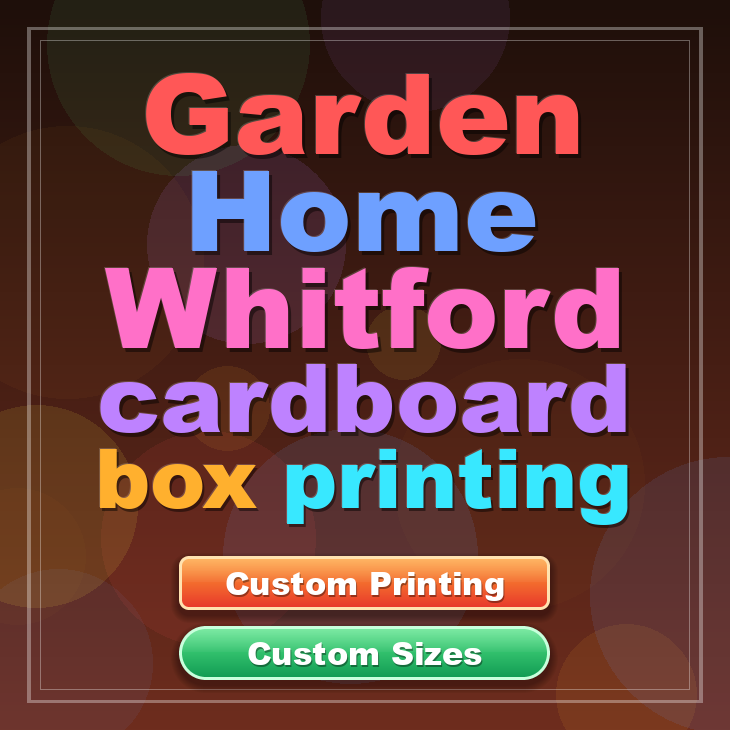 Garden Home Whitford cardboard box printing