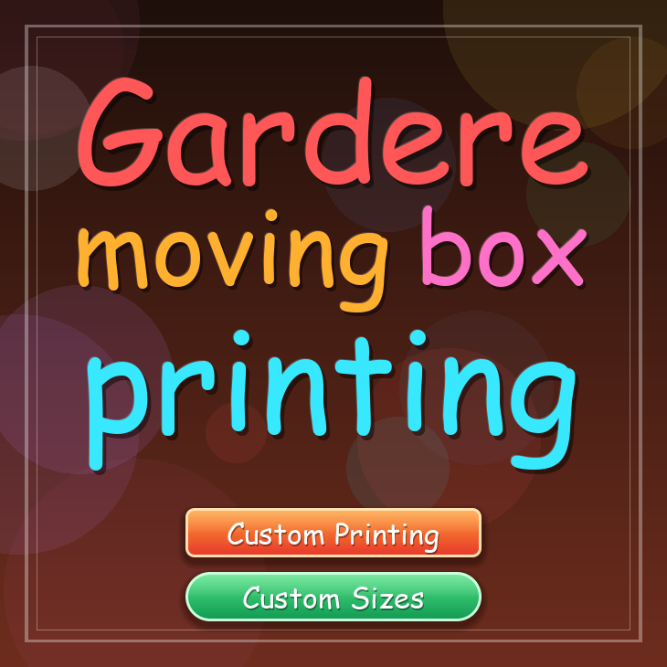 Gardere moving box printing
