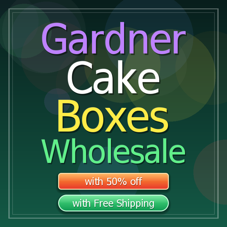 Gardner cake boxes