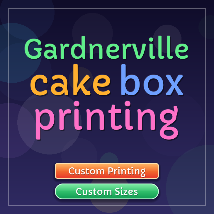 Gardnerville cake box printing