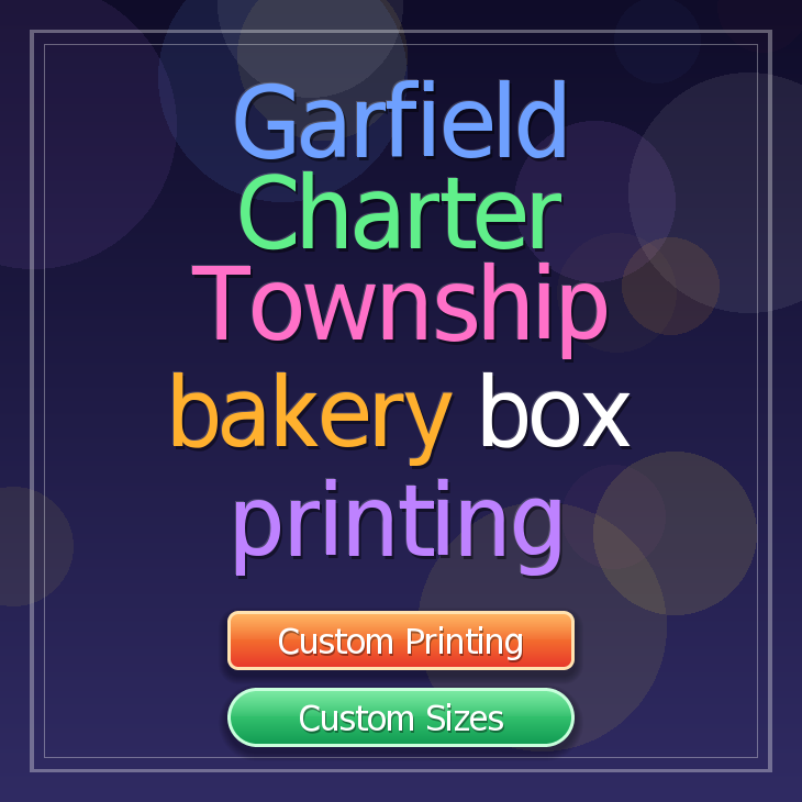 Garfield Charter Township bakery box printing