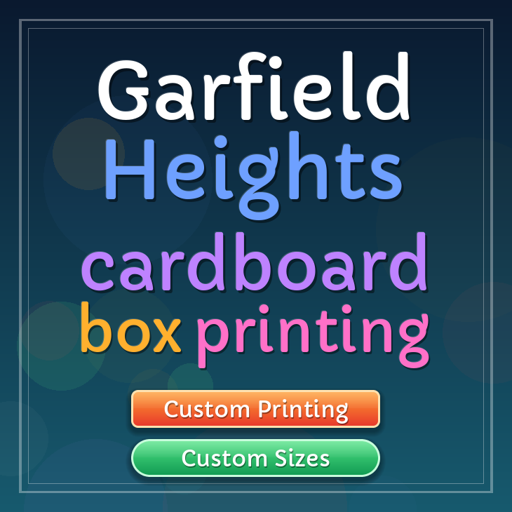 Garfield Heights cardboard box printing