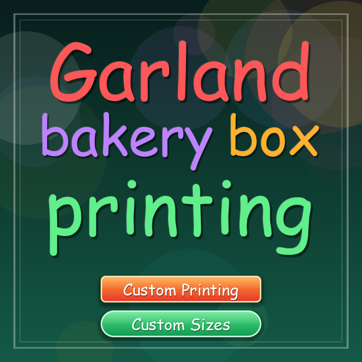 Garland bakery box printing