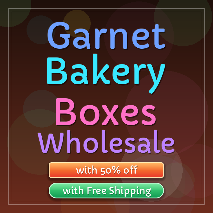 Garnet bakery boxes
