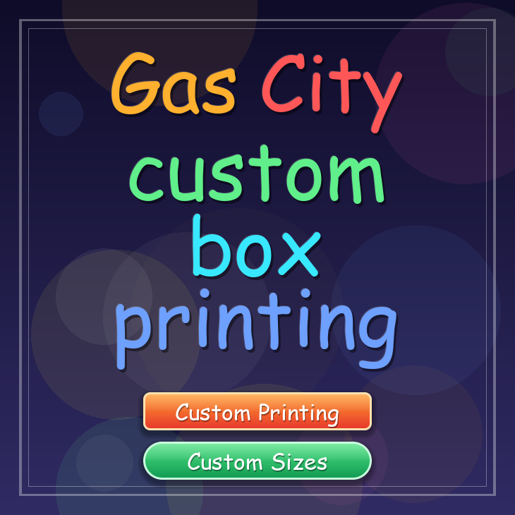 Gas City custom box printing