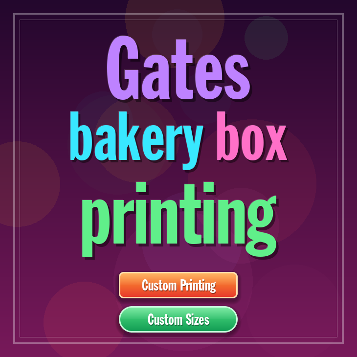 Gates bakery box printing