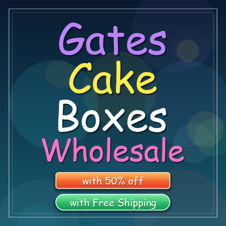 Gates cake boxes