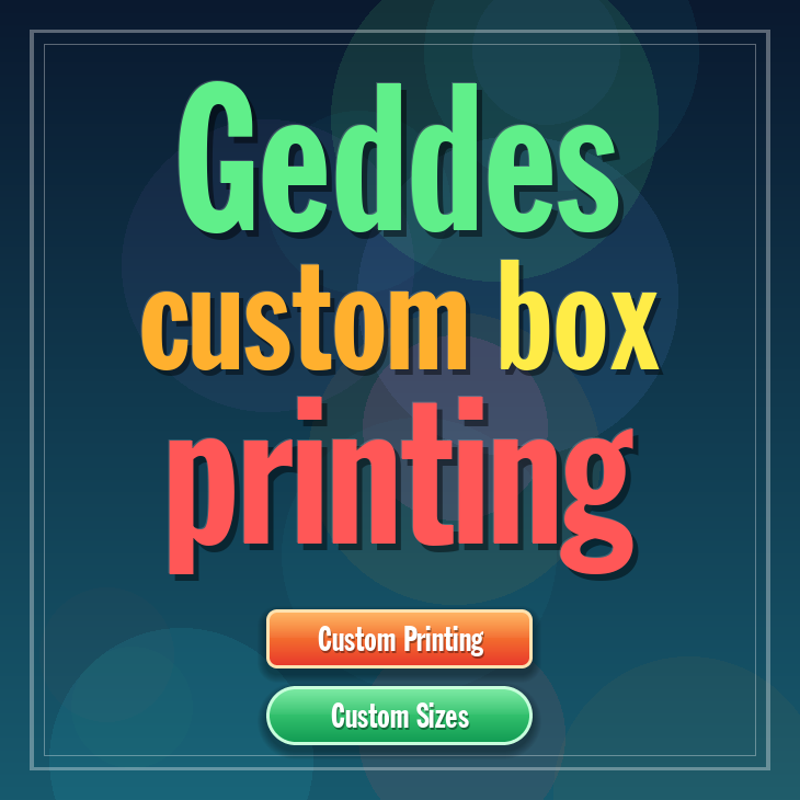 Geddes custom box printing