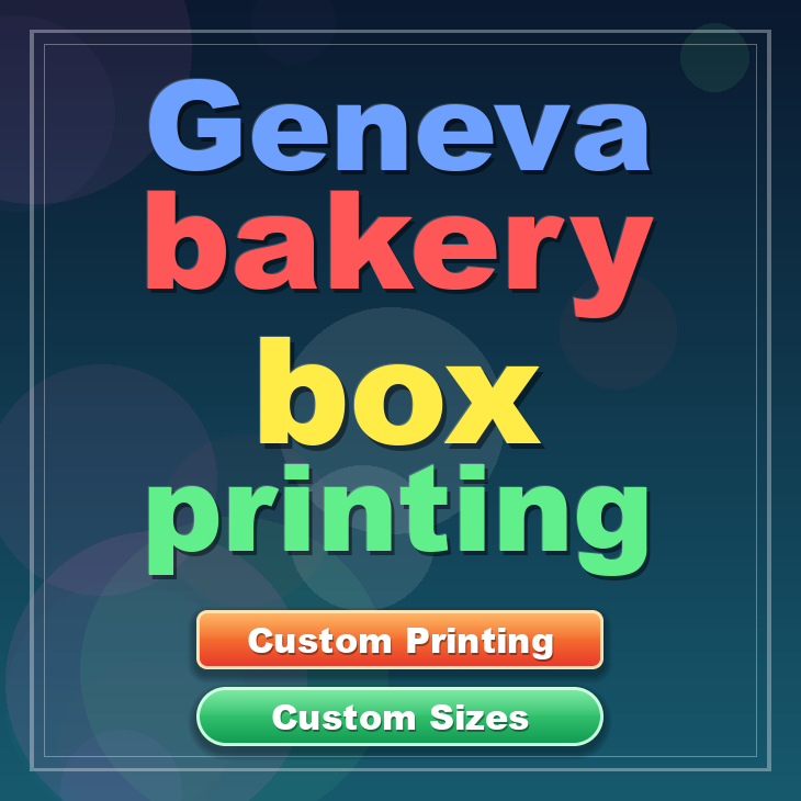 Geneva bakery box printing