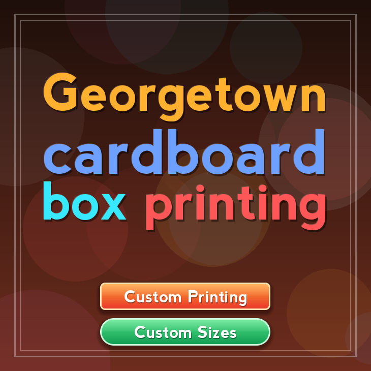 Georgetown cardboard box printing