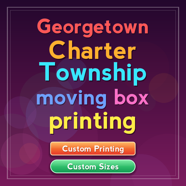 Georgetown Charter Township moving box printing