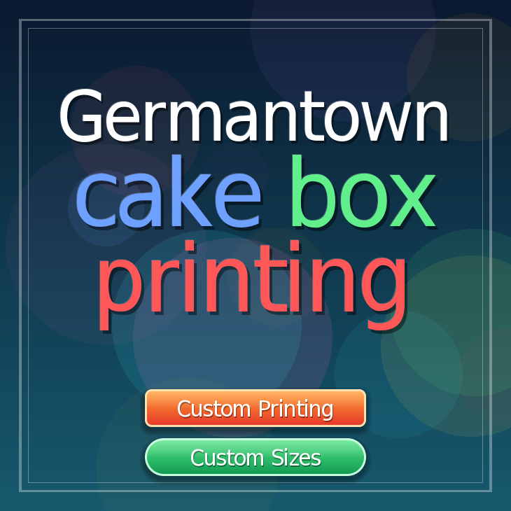 Germantown cake box printing
