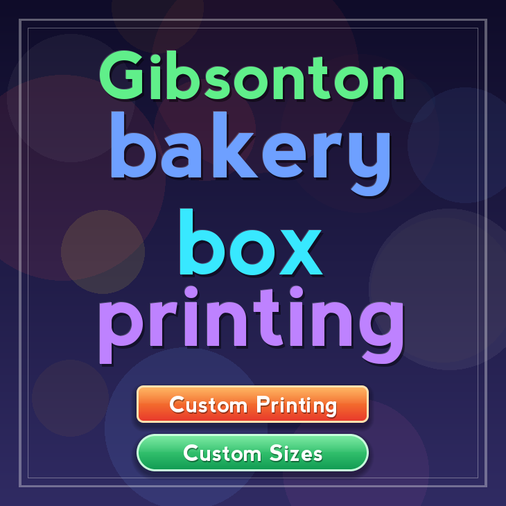 Gibsonton bakery box printing