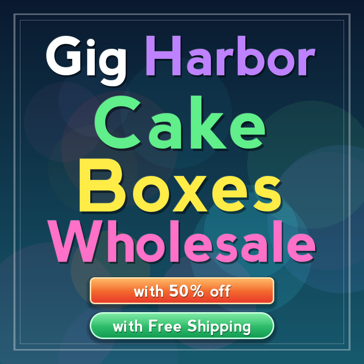 Gig Harbor cake boxes