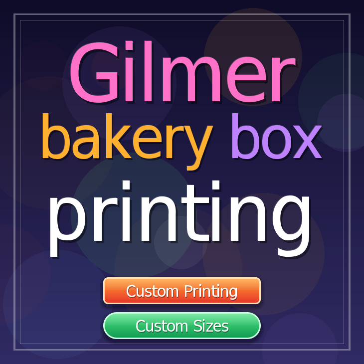 Gilmer bakery box printing