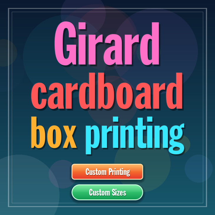 Girard cardboard box printing
