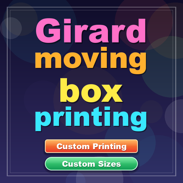 Girard moving box printing