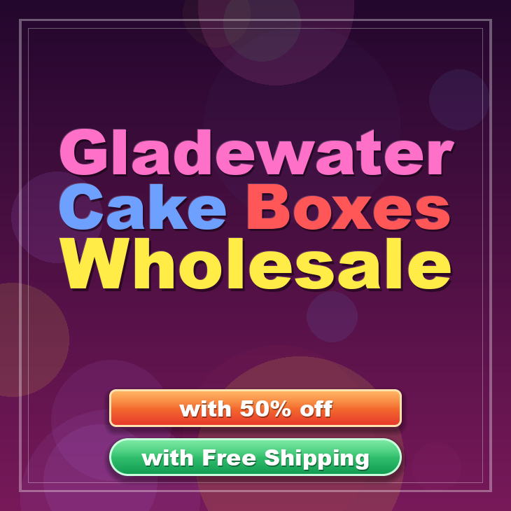 Gladewater cake boxes