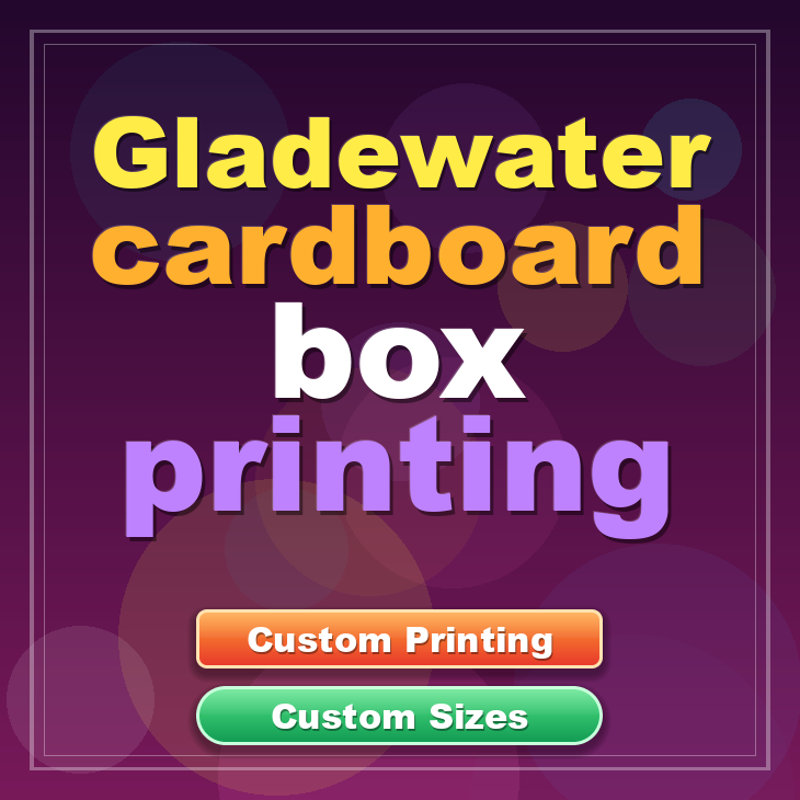 Gladewater cardboard box printing