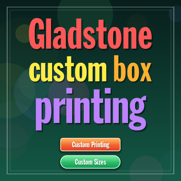 Gladstone custom box printing