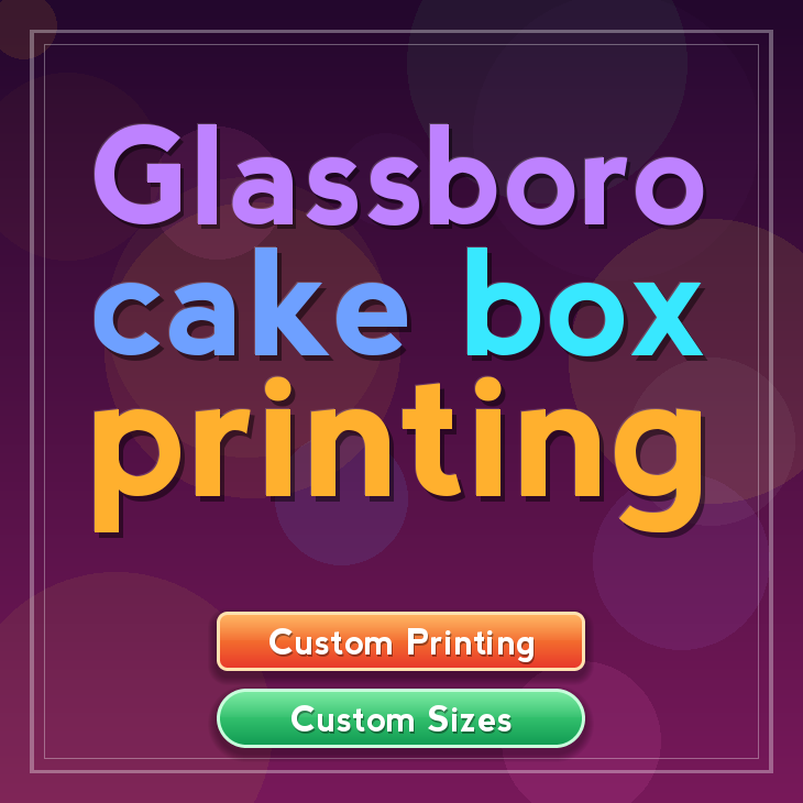 Glassboro cake box printing