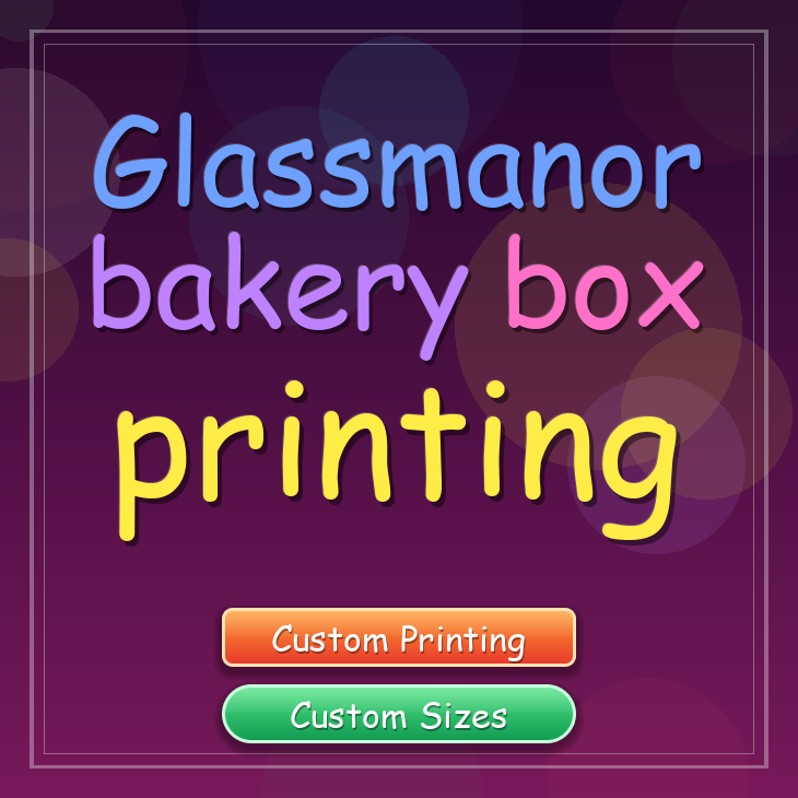 Glassmanor bakery box printing