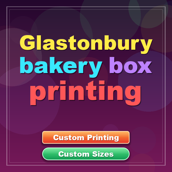 Glastonbury bakery box printing