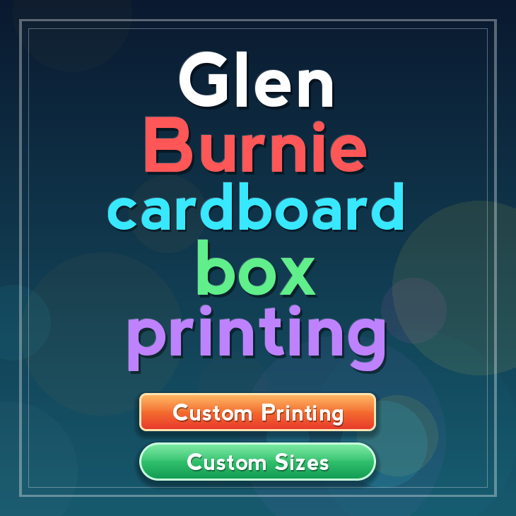 Glen Burnie cardboard box printing
