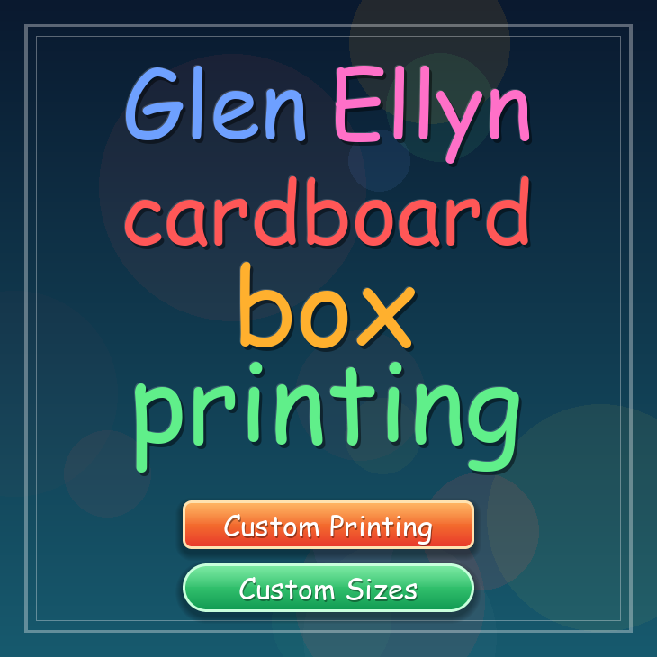 Glen Ellyn cardboard box printing