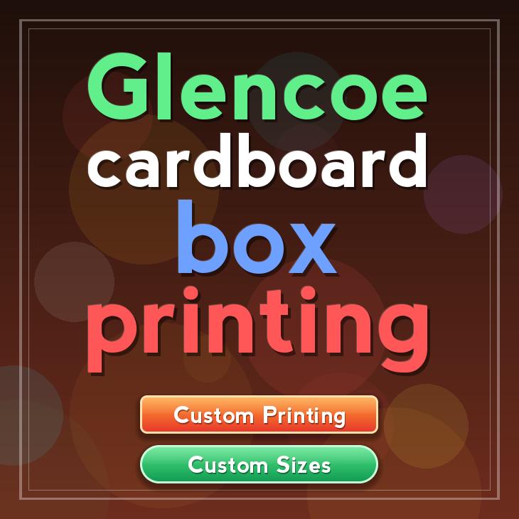 Glencoe cardboard box printing