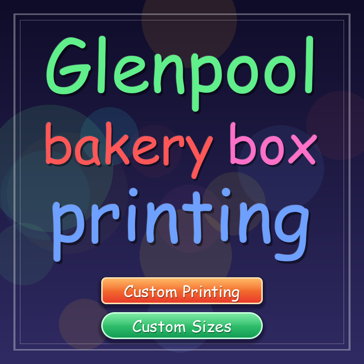 Glenpool bakery box printing