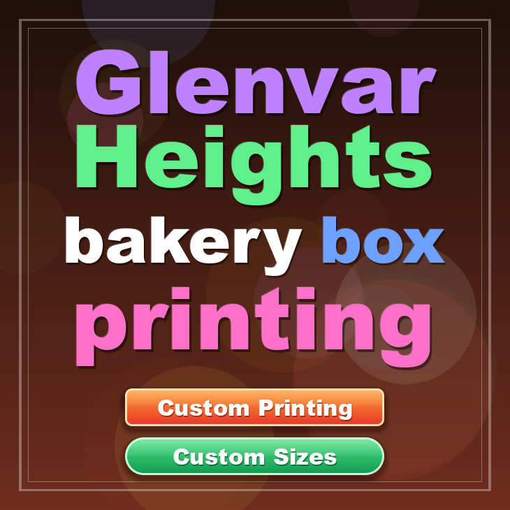 Glenvar Heights bakery box printing