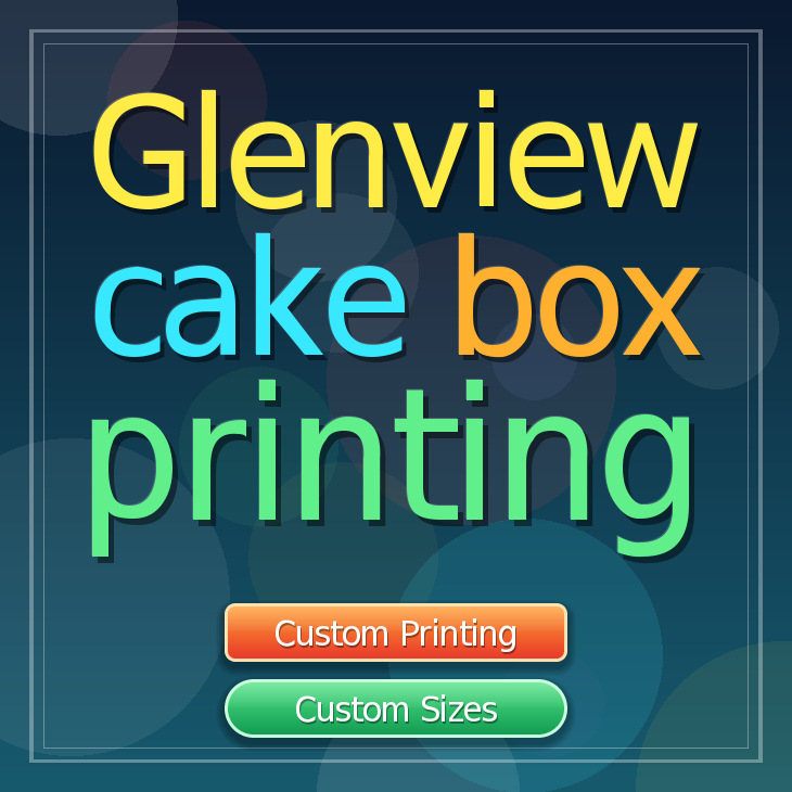 Glenview cake box printing