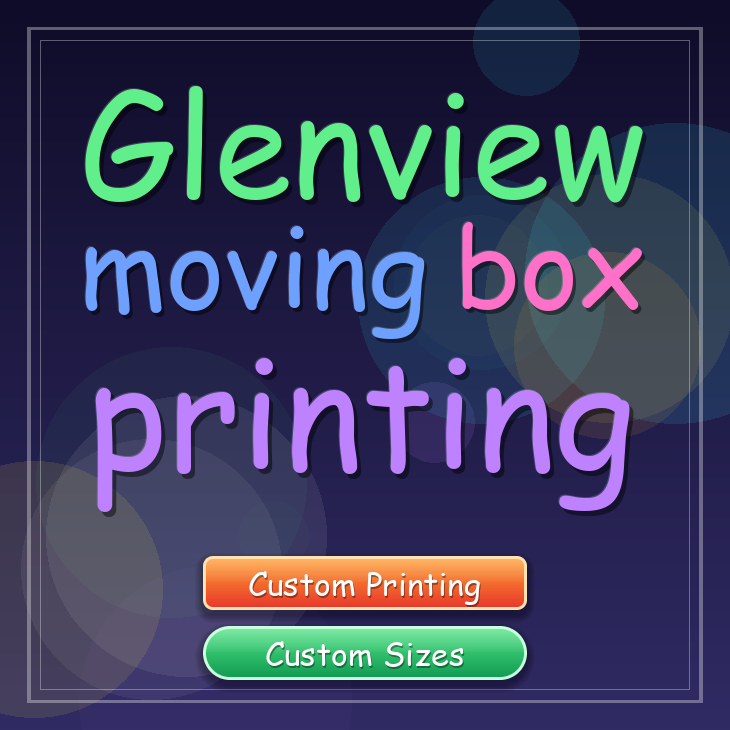 Glenview moving box printing