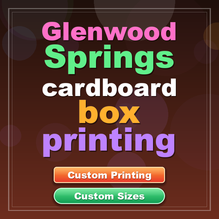 Glenwood Springs cardboard box printing