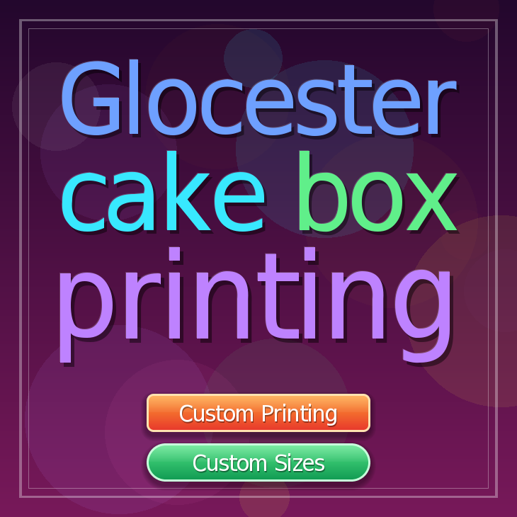 Glocester cake box printing