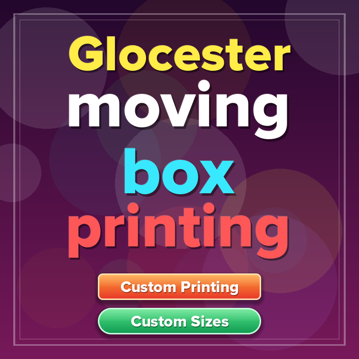 Glocester moving box printing
