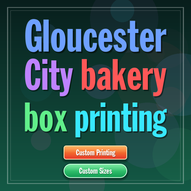 Gloucester City bakery box printing