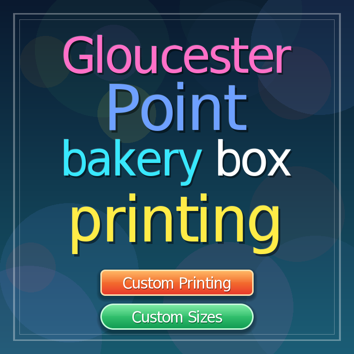 Gloucester Point bakery box printing