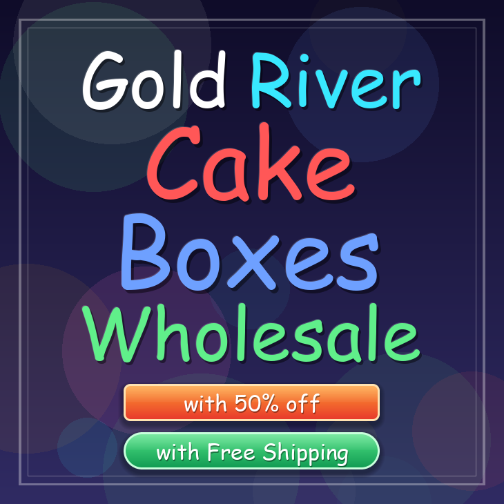 Gold River cake boxes