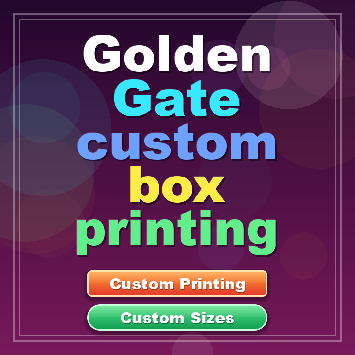 Golden Gate custom box printing