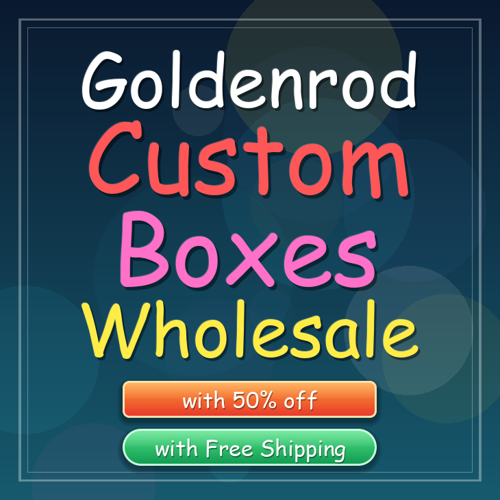 Goldenrod custom boxes