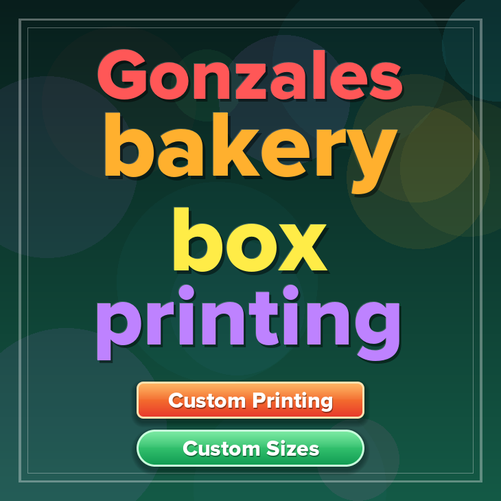 Gonzales bakery box printing